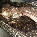 El cooksnap de Gabriel Colombo cuando hizo Cordero al horno con romero y cerveza.