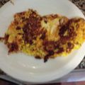 El cooksnap de Agustina Jerez cuando hizo Omelette de zanahoria.