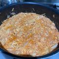 El cooksnap de Rocio Hernandez cuando hizo Tinga de pollo.