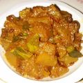 Renu Panchal का कुकस्नैप जब उन्होंने खट्टी मीठी कद्दू की सब्जी (Khatti meethi kaddu ki sabzi recipe in hindi) बनाया था।