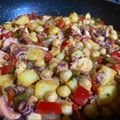 El cooksnap de Sergio cuando hizo Ropa Vieja de pulpo.