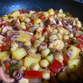El cooksnap de Sergio cuando hizo Ropa Vieja de pulpo.