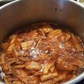 El cooksnap de Charo Puertas Tárraga cuando hizo Gazpachos manchegos de pollo.