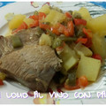 El cooksnap de 🌞JUDIT🌞 cuando hizo Cinta de lomo al vino dulce con patatas.