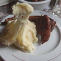 El cooksnap de Fer en la Cocina cuando hizo Puré Saborizado súper cremoso (con puré en escamas).