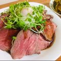 El cooksnap de 🇺🇾 𝓚𝔂𝓸 🇯🇵　🎉JPN-UY 100°ANIVERSARIO 🇺🇾🇯🇵EN 2021🎉 cuando hizo Tazón de arroz de carne asada Japonés ROSTOBIEF - DON 🇬🇧🇺🇾🇯🇵ローストビーフ丼.