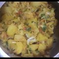 Chandi का कुकस्नैप जब उन्होंने गोभी आलू (gobi aloo recipe in Hindi) बनाया था।