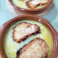 El cooksnap de Encar cuando hizo Sopa de cebolla.