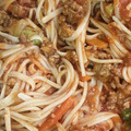 El cooksnap de Priscila cuando hizo Espagueti calabacín con pasta.