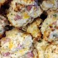 Angie's cooksnap of when they made Ham & Cheese Biscuits.
