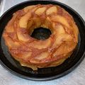 El cooksnap de Paola cuando hizo TORTA DE MANZANAS🍎 🍎 (invertida)😋😉🥰.