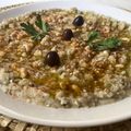 El cooksnap de @tesa.cuina cuando hizo Baba Ganoush, puré de berenjenas🍆 {con un toque ahumado}.