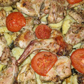 El cooksnap de Maria Garcia cuando hizo Conejo al horno.