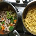 Márta Ágnes Cooksnap-ja, amikor elkészítette a(z) Zöldséges sertés ragu bulgurral receptet.