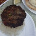 Aamna Saad's cooksnap of when they made True and authentic Peshawari chapli kababs.
