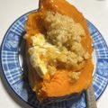 El cooksnap de Juliana Barillaro cuando hizo Zapallo cabutia relleno con arroz cremoso de verduras.