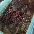 Cooksnap cherita lensa semasa beliau membuat Terung Kicap Mudah.