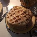 El cooksnap de Isidora cuando hizo Waffles salados.