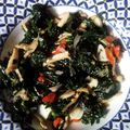 Cooksnap dari Eldinna Safitri untuk resep Tumis daun singkong pedas