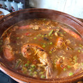 El cooksnap de Bárbara 🏵️ cuando hizo Arroz caldoso con verduras, gambones y bacalao.