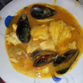 El cooksnap de Raspa cuando hizo Abadejo en salsa de ajetes y cebolla.