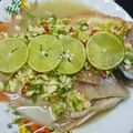รูป Cooksnap ของ Phenpilat(แอ้) เมื่อเขาทำ ปลาทับทิมนึ่งมะนาว