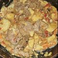 El cooksnap de Violeta Leila cuando hizo Salteado de bifecitos.