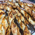 El cooksnap de Johanna Chacana cuando hizo Rulitos Rellenos de Salsa.