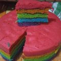 Cooksnap dari Mega Hawa untuk resep Steamed Rainbow Cake Ny. LiemAngken Keenan