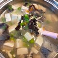 Cooksnap dari Eva Dewintasari untuk resep Sup Tahu Lembut / Silken Tofu Soup