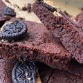 Cooksnap από Γεωργία Θ. στη συνταγή Brownies με χαρουπάλευρο και Oreo cookies
