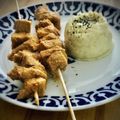 El cooksnap de Arianne cuando hizo Pinchos de carne africanos Suya 🐘.