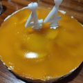 Pézsé Pézsé Cooksnap-ja, amikor elkészítette a(z) Barackos-joghurtos torta (sütés nélkül) receptet.
