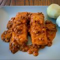 El cooksnap de CocinarParaCuatro cuando hizo Merluza con salsa de jamón.