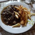 El cooksnap de Fernando Huber cuando hizo Riñón al vino blanco con papas fritas.