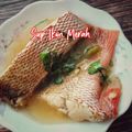 Cooksnap Nur Nadiah semasa beliau membuat Sup Ikan Merah.