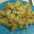 Carmelo Delgado Jr's cooksnap of when they made Oven-baked garlic potatoes.