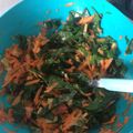 El cooksnap de Hortensia cuando hizo Ensalada de Espinaca, Zanahoria y Tomate.