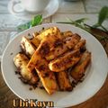 Cooksnap Mamamikael Oven semasa beliau membuat Ubi Kayu Goreng.