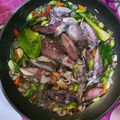 Cooksnap dari Mama Echa untuk resep Cumi cumi masak hitam