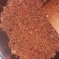 El cooksnap de Esther Soto cuando hizo Chorizo a la Mexicana.