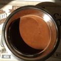 El cooksnap de María Eugenia cuando hizo Crema casera de chocolate.