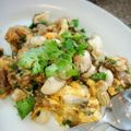 รูป Cooksnap ของ คุณครู มีเกียรติ เวสารัช (ครูต้นดนตรี) เมื่อเขาทำ หอยทอดกระทะร้อน