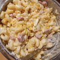 Sipos Zsuzsanna Cooksnap-ja, amikor elkészítette a(z) Virslis - tojásos tésztasaláta receptet.