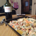 El cooksnap de Andrea. R cuando hizo Pollo al horno con salsa de verdeo (sin crema de leche).