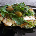 El cooksnap de Soffi 🥑🍆🥦🧀 cuando hizo Pizza con masa de brócoli-low carb/keto/apta celiacos.