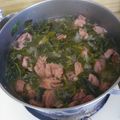 Cheryl Pressley's cooksnap of when they made Slap yo momma greens.