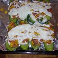 El cooksnap de Yolot Melendez cuando hizo Calabacitas o zuchinnis rellenas de elote.