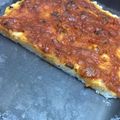 El cooksnap de Soledad González cuando hizo Pizza sin gluten.