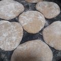El cooksnap de Mónica Barrios cuando hizo Pan árabe integral 100%.